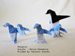 Photo Origami Black-necked swan, Author : Jun-ichiro Someya, Folded by Tatsuto Suzuki